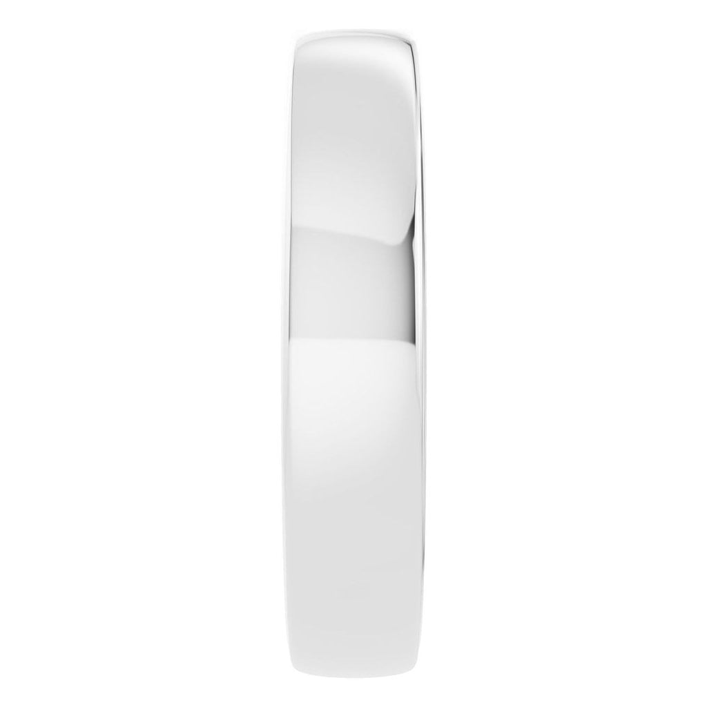 RI-4018 White Gold Ring UNSET - Side View