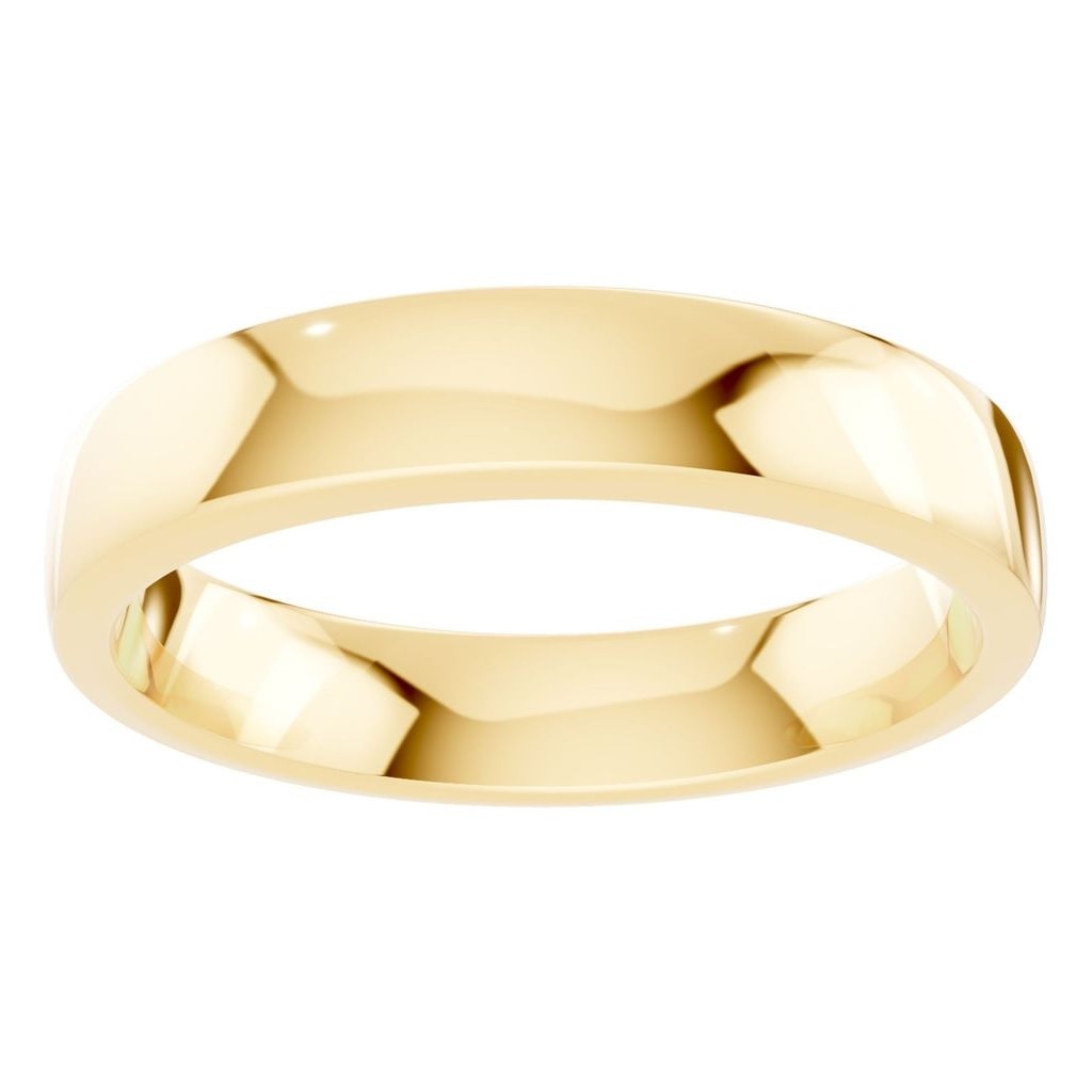 RI-4018 Yellow Gold Ring UNSET - Front View