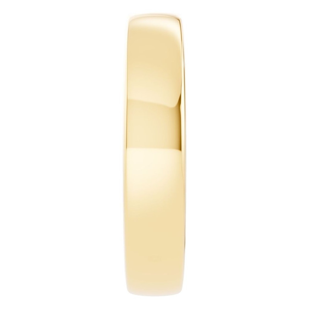 RI-4018 Yellow Gold Ring UNSET - Side View