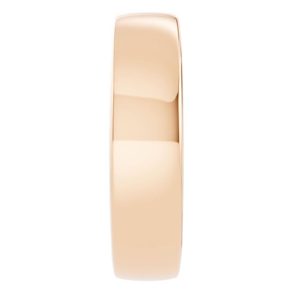 RI-4018 Rose Gold Ring UNSET - Side View