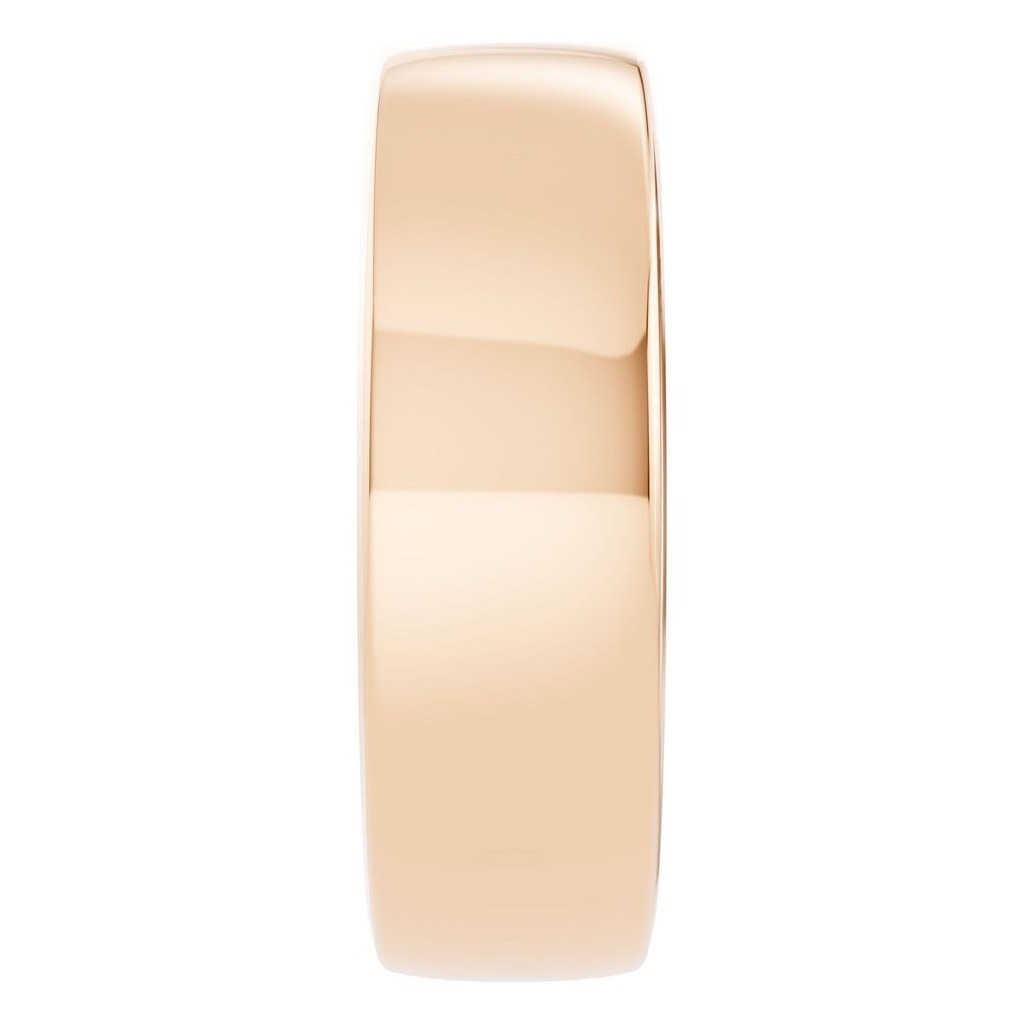 RI-4018 Rose Gold Ring UNSET - Side View