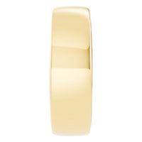 RI-4018 Yellow Gold Ring UNSET - Side View