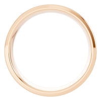RI-4018 Rose Gold Ring UNSET - Top View