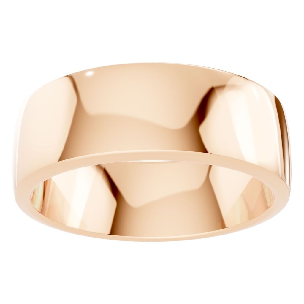 RI-4018 Rose Gold Ring UNSET - Front View