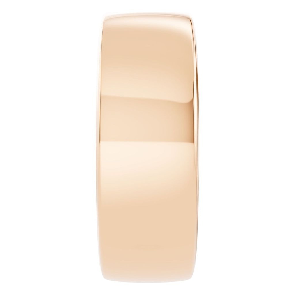 RI-4018 Rose Gold Ring UNSET - Side View
