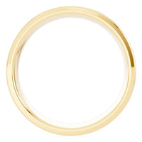 RI-4018 Yellow Gold Ring UNSET - Top View