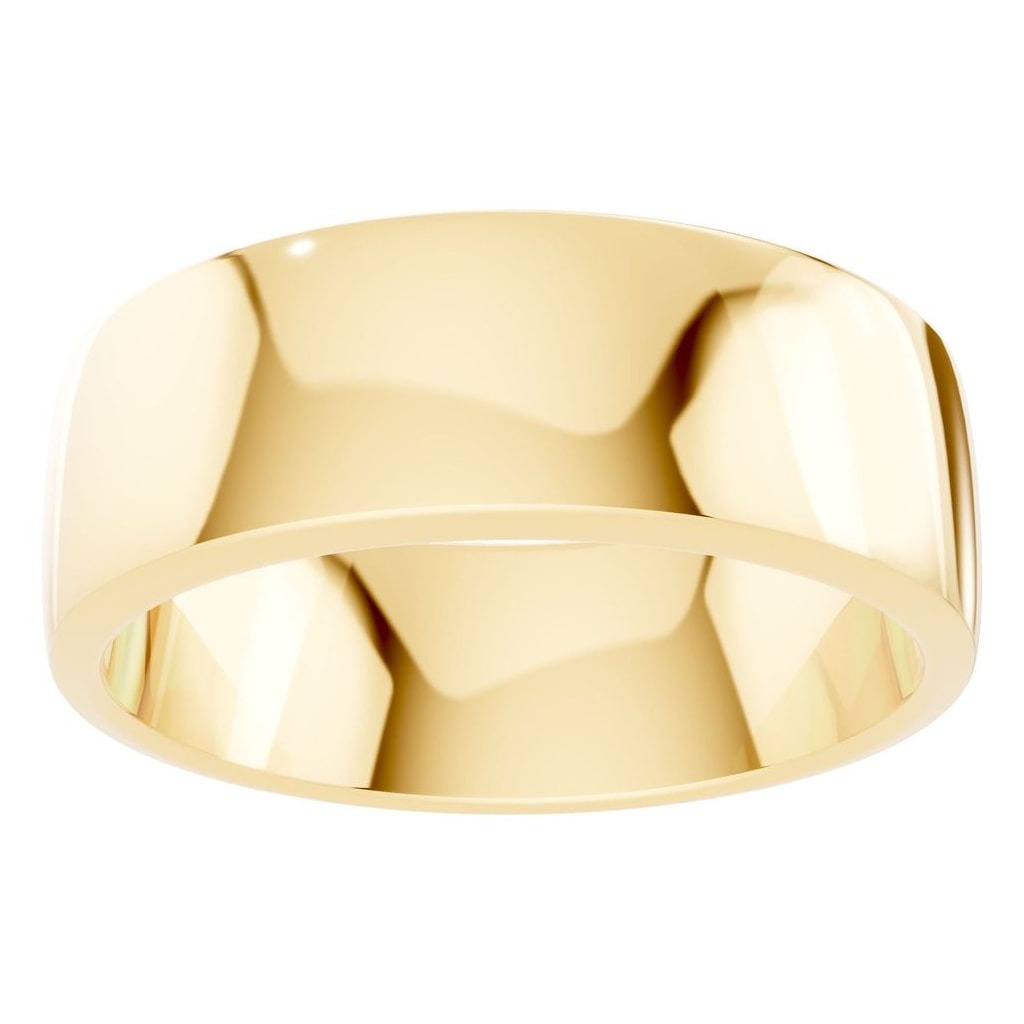 RI-4018 Yellow Gold Ring UNSET - Front View