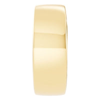 RI-4018 Yellow Gold Ring UNSET - Side View