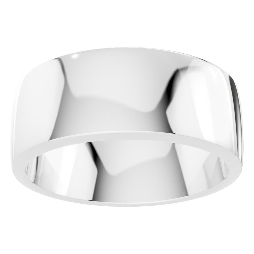 RI-4018 White Gold Ring UNSET - Front View