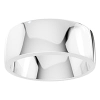 RI-4018 White Gold Ring UNSET - Front View