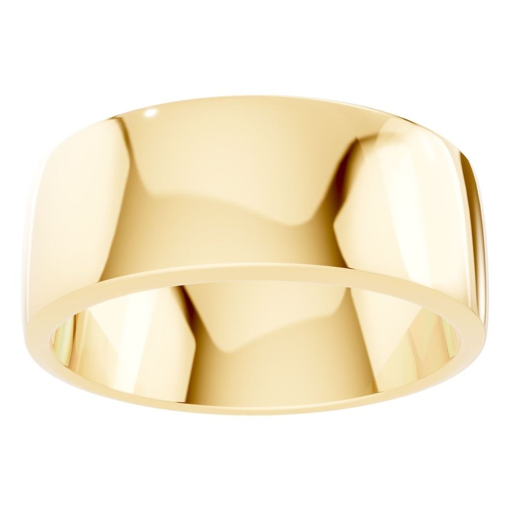 RI-4018 Yellow Gold Ring UNSET - Front View