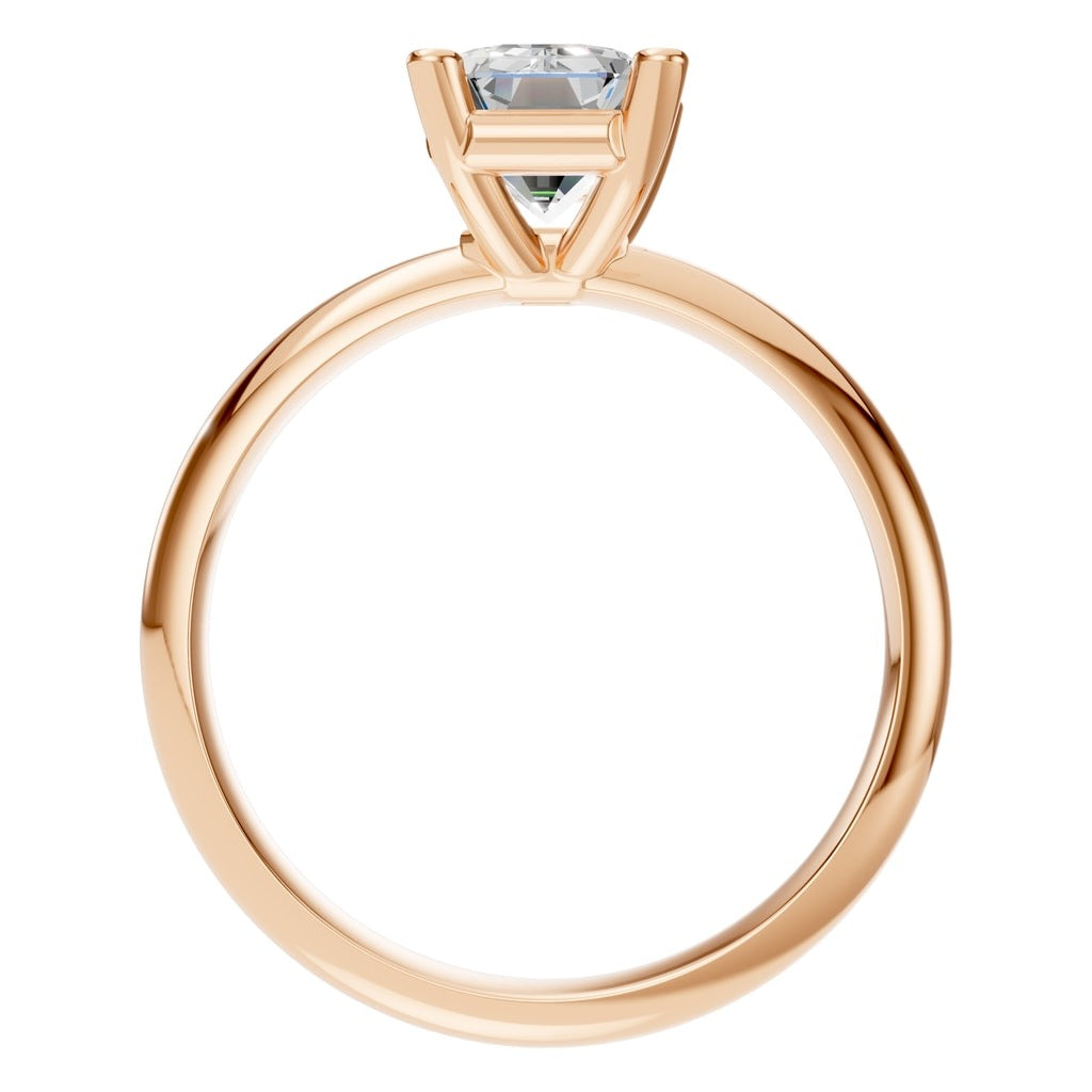 RI-4210 Rose Gold Ring SET - Top View