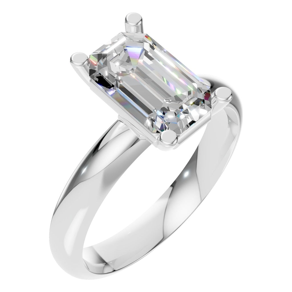 RI-4210 White Gold Ring SET - Main View