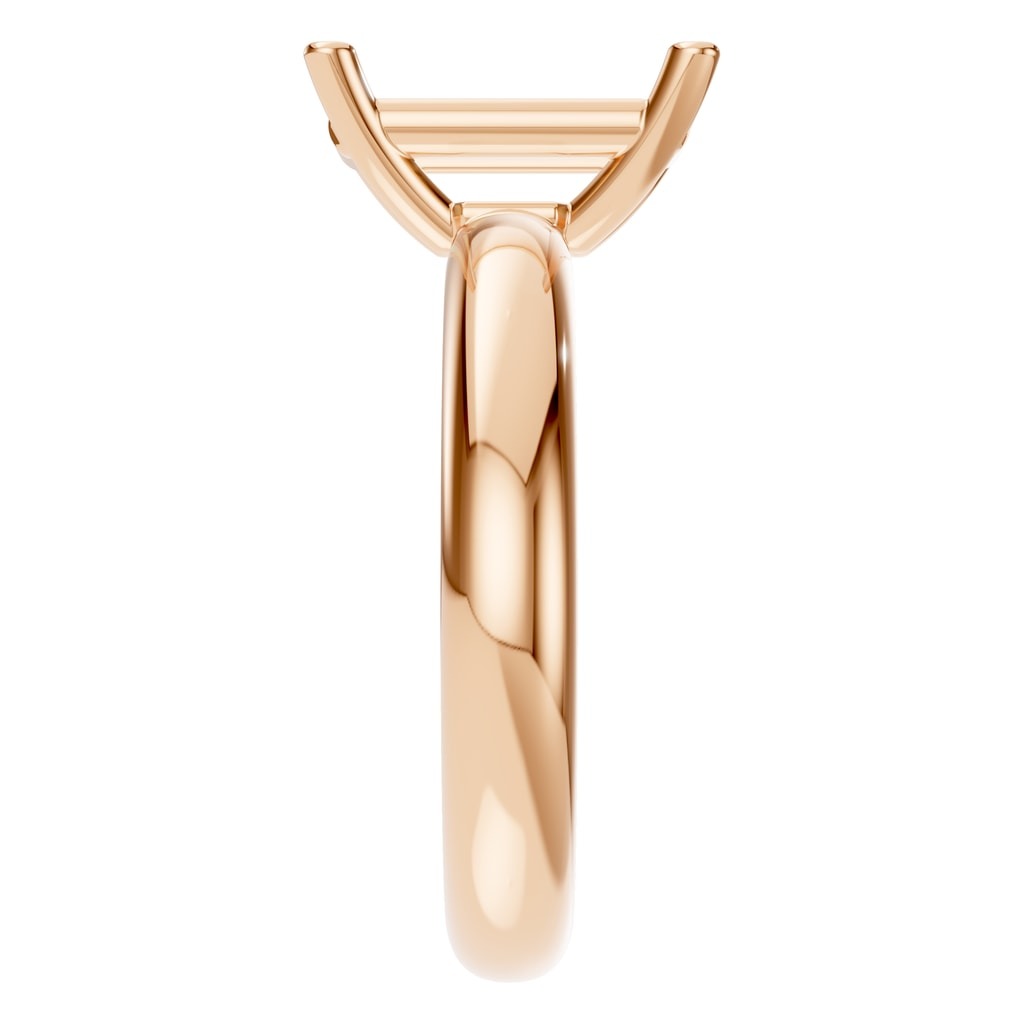 RI-4210 Rose Gold Ring UNSET - Side View