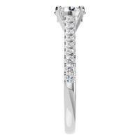 RI-4268 White Gold Ring SET - Side View