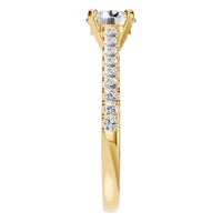 RI-4268 Yellow Gold Ring SET - Side View