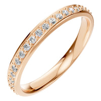 RI-4321 Rose Gold Ring SET - Main View