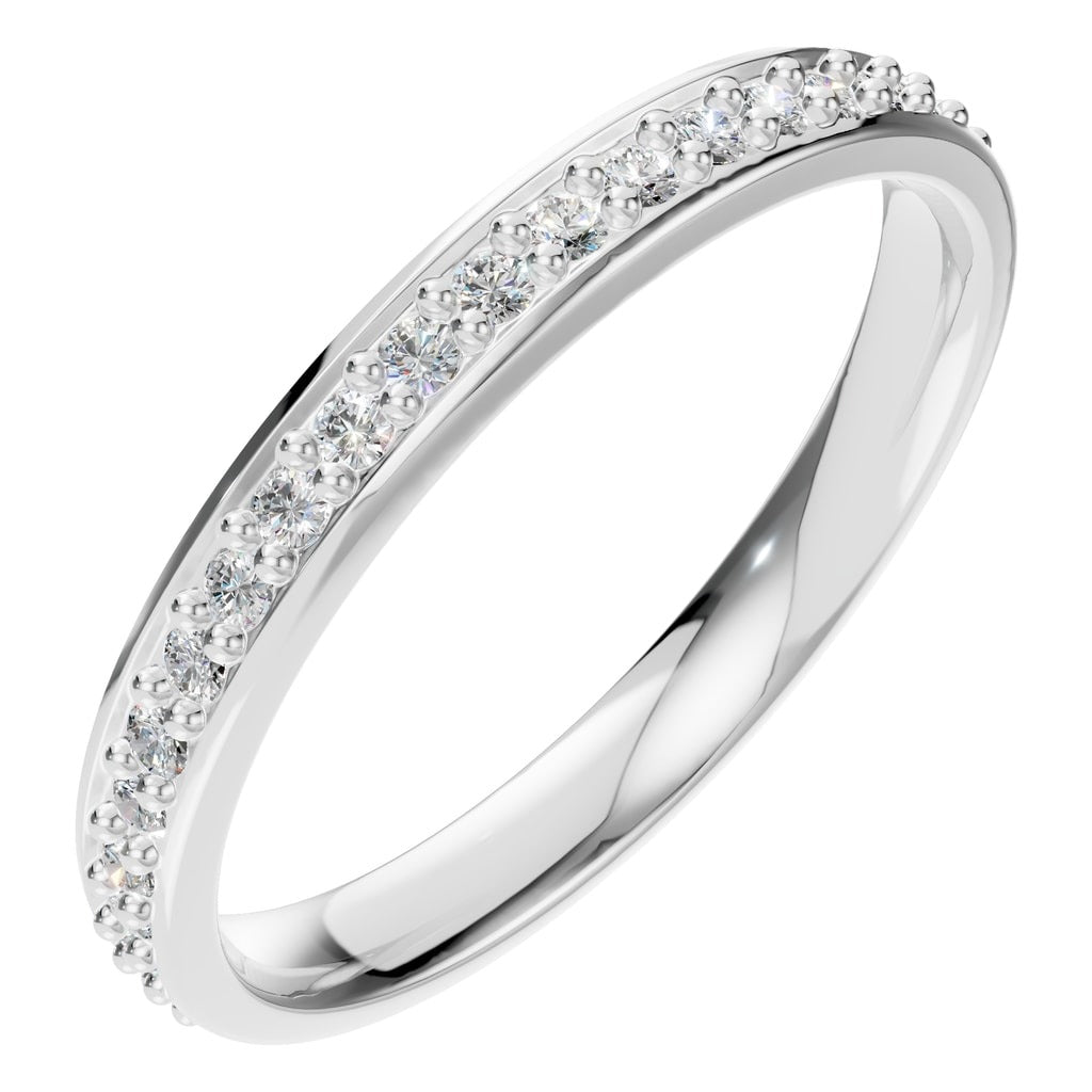 RI-4321 White Gold Ring SET - Main View