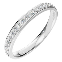 RI-4321 White Gold Ring SET - Main View