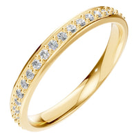 RI-4321 Yellow Gold Ring SET - Main View