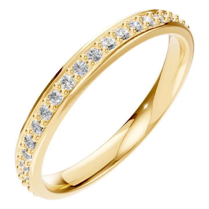 Half Eternity Ring Mounting - Round 1.1mm