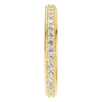 RI-4321 Yellow Gold Ring SET - Side View