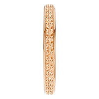 RI-4321 Rose Gold Ring UNSET - Side View