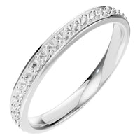 RI-4321 White Gold Ring UNSET - Main View
