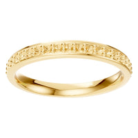 RI-4321 Yellow Gold Ring UNSET - Front View