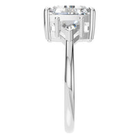 RI-4342 White Gold Ring SET - Side View