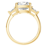 RI-4342 Yellow Gold Ring SET - Top View