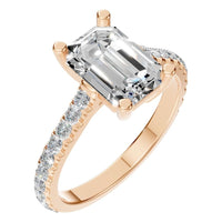 RI-4531 Rose Gold Ring SET - Main View