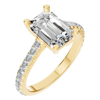 RI-4531 Yellow Gold Ring SET - Main View