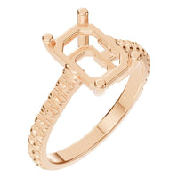 RI-4531 Rose Gold Ring UNSET - Main View