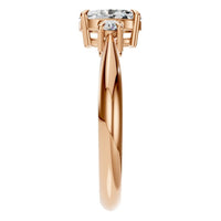 RI-4674 Rose Gold Ring SET - Side View