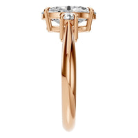 RI-4674 Rose Gold Ring SET - Side View