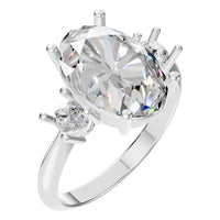 RI-4674 White Gold Ring SET - Main View