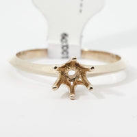 RI-4922 White Gold Ring UNSET - Main View