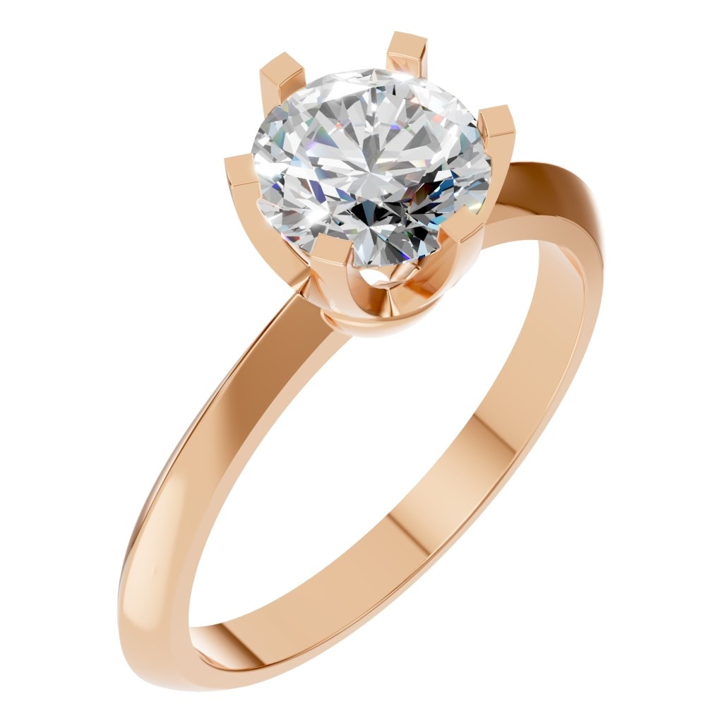 RI-4922 Rose Gold Ring SET - Main View