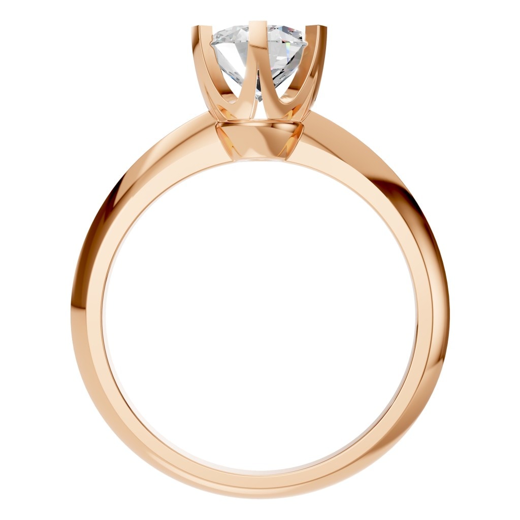 RI-4922 Rose Gold Ring SET - Top View