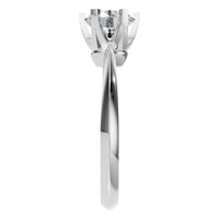 RI-4922 White Gold Ring SET - Side View