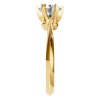 RI-4922 Yellow Gold Ring SET - Side View