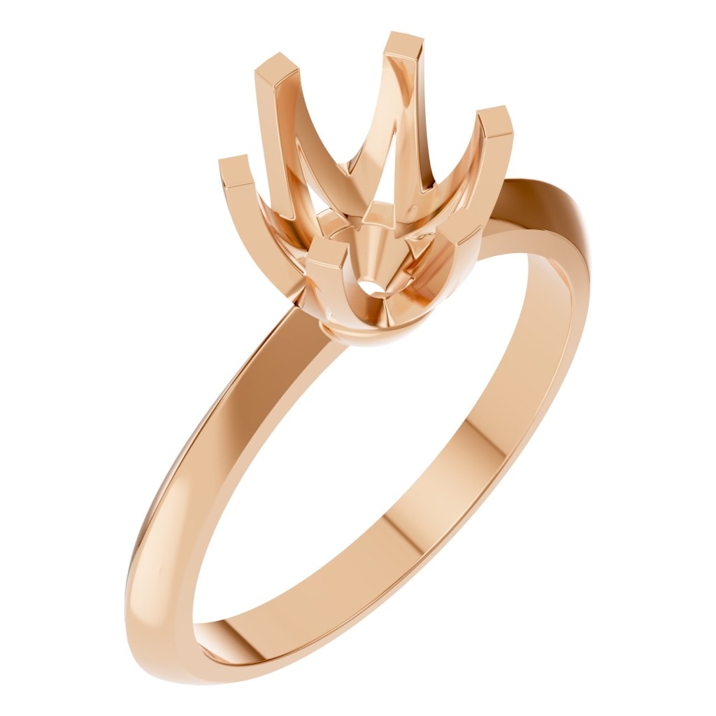 RI-4922 Rose Gold Ring UNSET - Main View