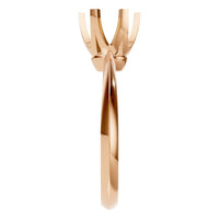 RI-4922 Rose Gold Ring UNSET - Side View