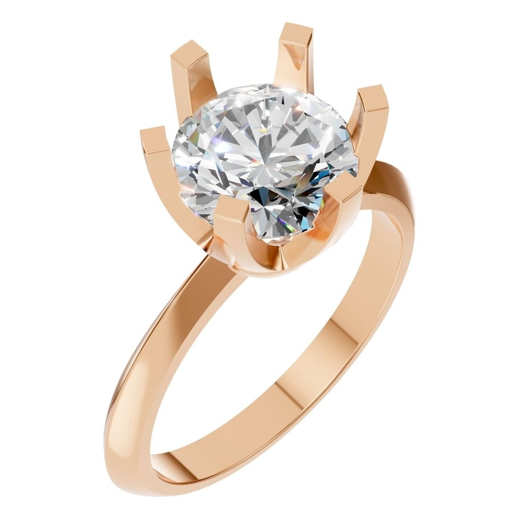 RI-4922 Rose Gold Ring SET - Main View