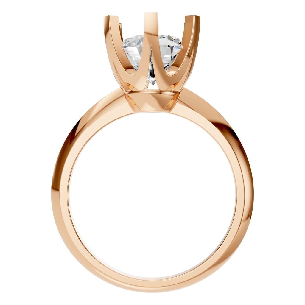 RI-4922 Rose Gold Ring SET - Top View