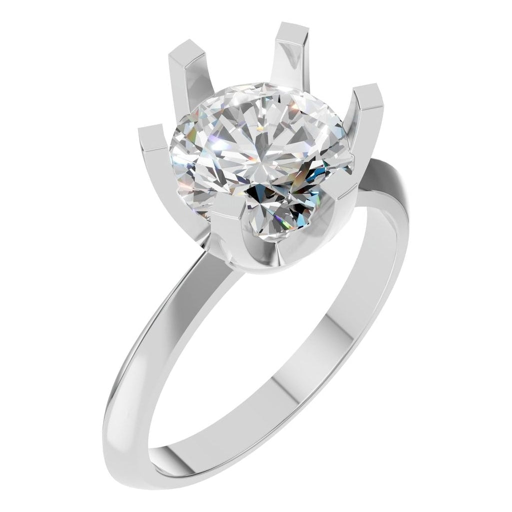RI-4922 White Gold Ring SET - Main View