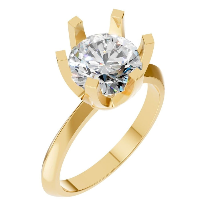 Solitaire Ring Mounting - Round 6.50-8.00mm