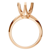 RI-4922 Rose Gold Ring UNSET - Top View