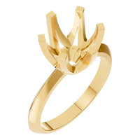 RI-4922 Yellow Gold Ring UNSET - Main View